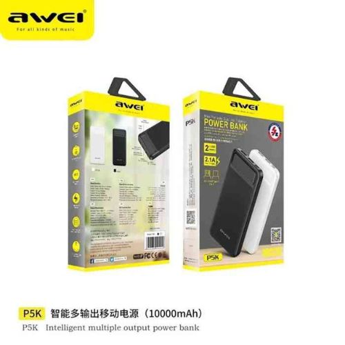 Awei P5K 10000mAh Power Bank Fast Charging (2)